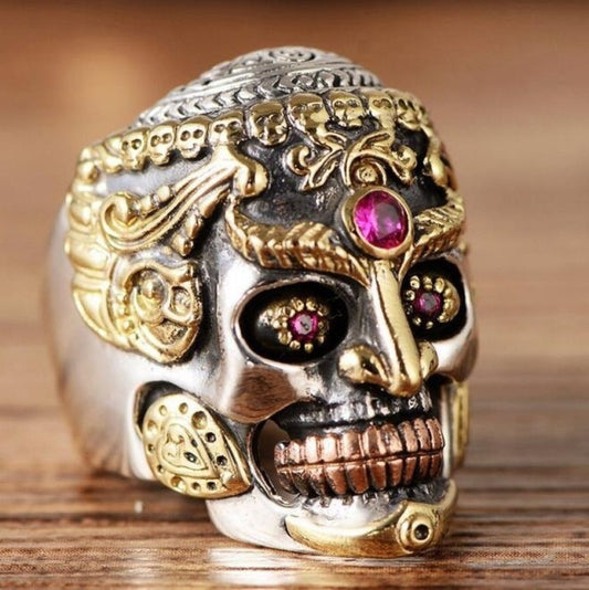 Knight Skull Ring