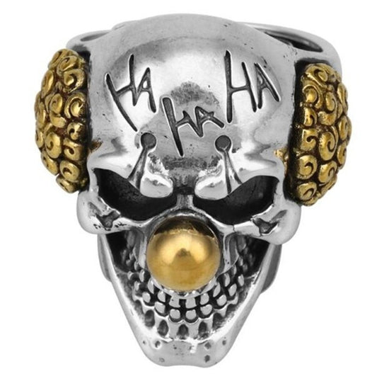 Joker Skull Ring